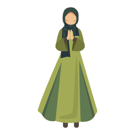 Islamic woman  Illustration