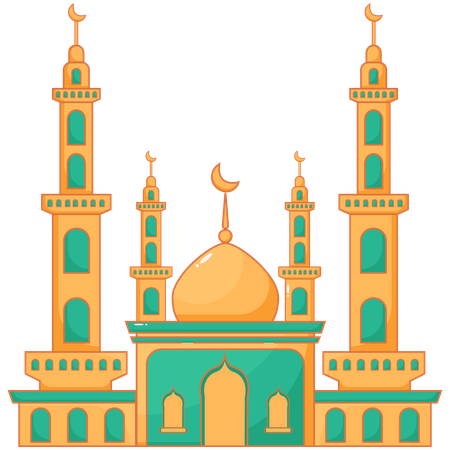 Islamische Moschee  Illustration