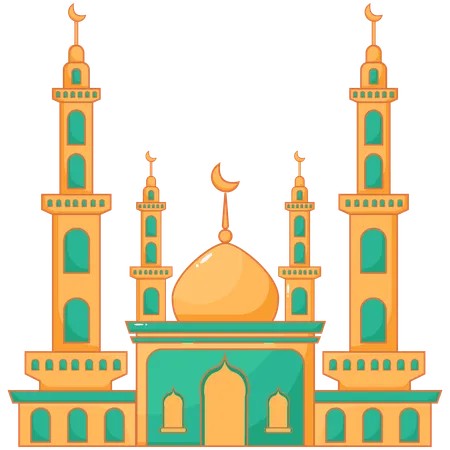 Islamische Moschee  Illustration