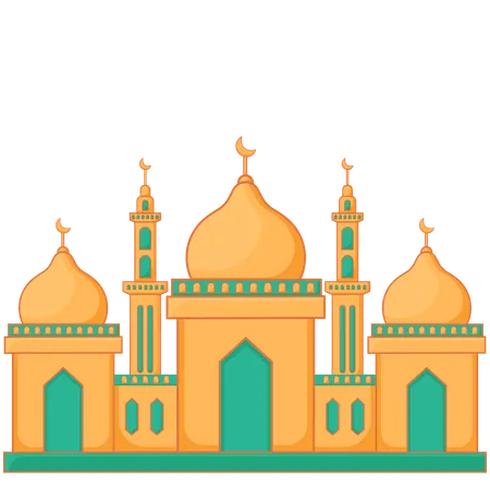 Islamische Moschee  Illustration