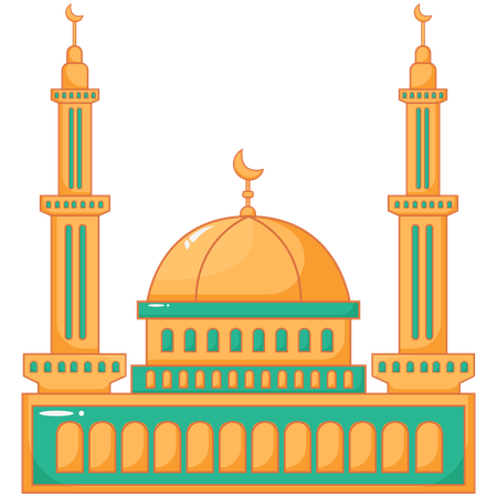 Islamische Moschee  Illustration