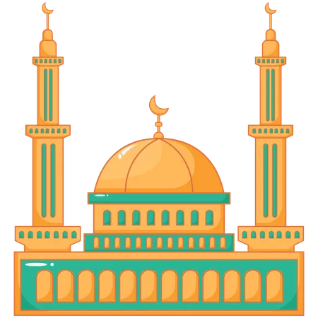 Islamische Moschee  Illustration