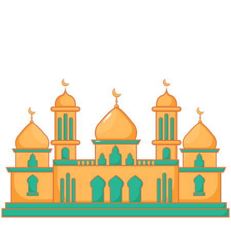 Islamische Moschee  Illustration