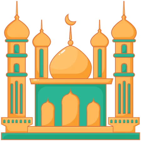 Islamische Moschee  Illustration