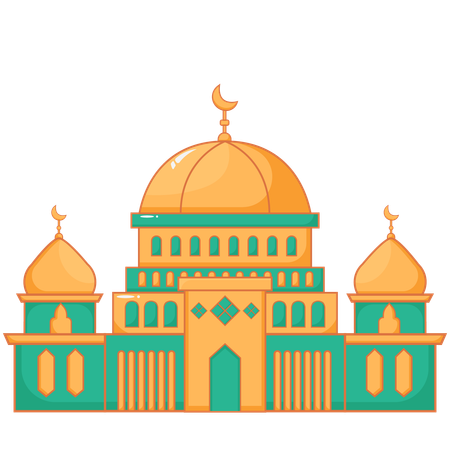 Islamische Moschee  Illustration