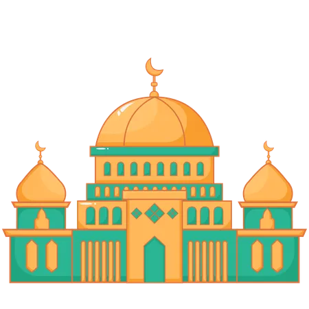 Islamische Moschee  Illustration