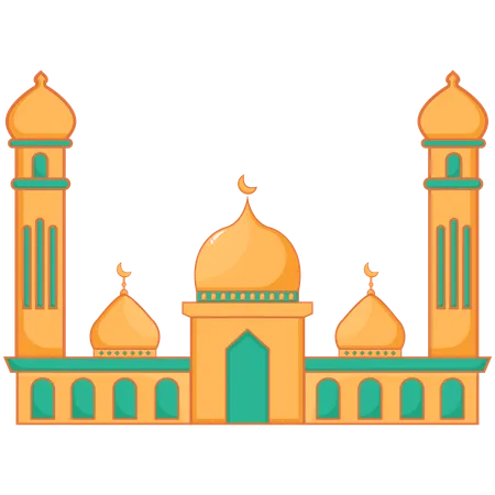 Islamische Moschee  Illustration