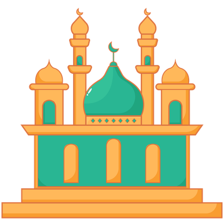 Islamische Moschee  Illustration