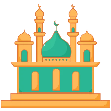 Islamische Moschee  Illustration