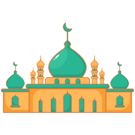 Islamische Moschee  Illustration