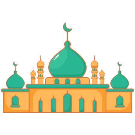 Islamische Moschee  Illustration