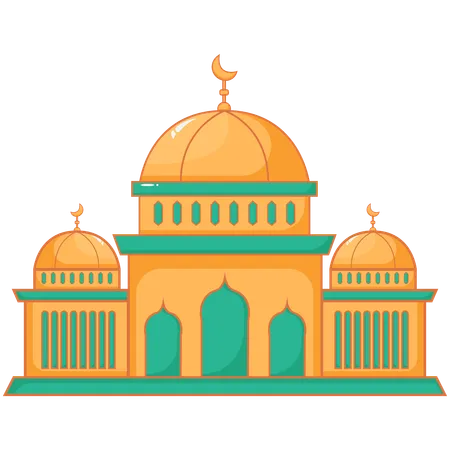 Islamische Moschee  Illustration