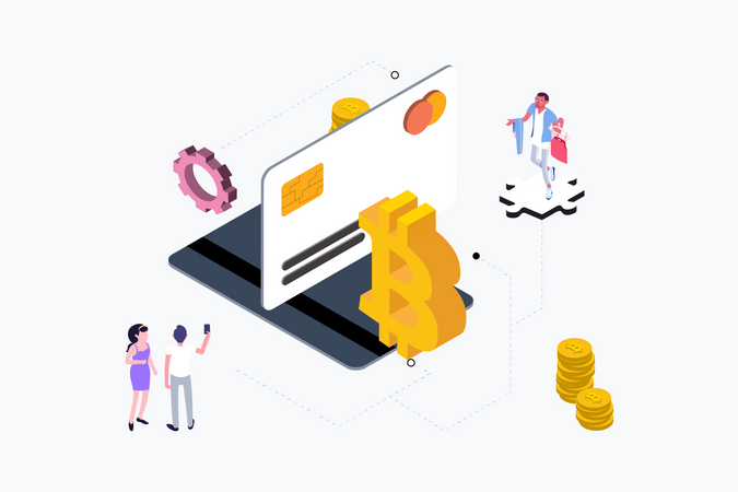Isometric Graphic Payment Methods Illustration