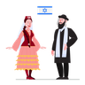 israel illustration svg