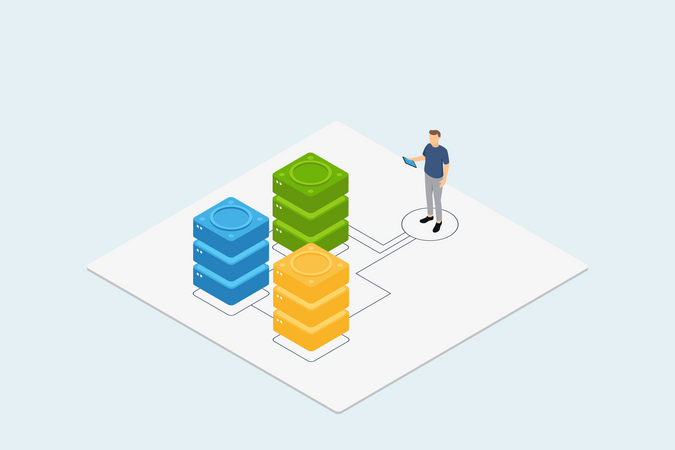 IT-Service  Illustration