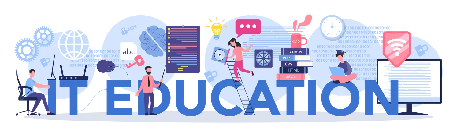 IT education  Illustration