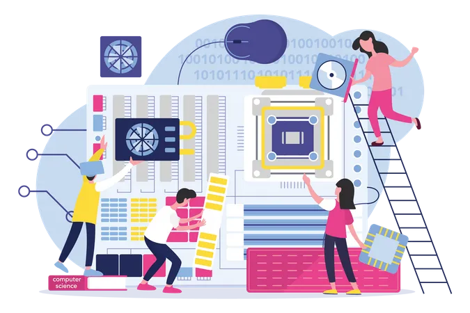 IT education  Illustration