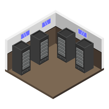 IT Infrastructure  Illustration