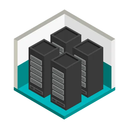 IT Infrastructure  Illustration