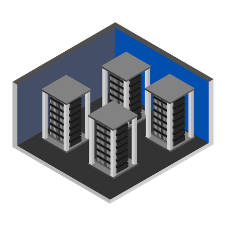 IT Infrastructure  Illustration
