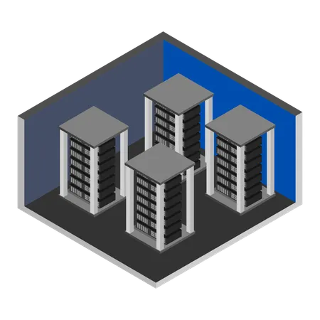 IT Infrastructure  Illustration
