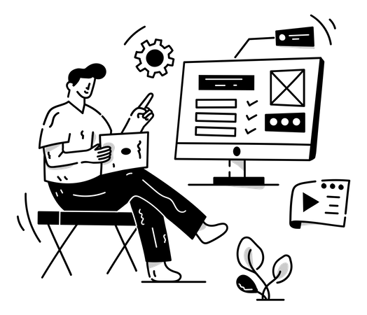 IT Manager Illustration