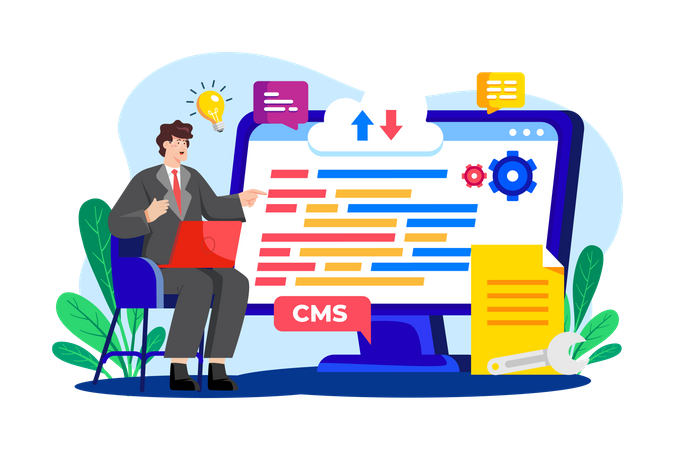 IT Manager Illustration