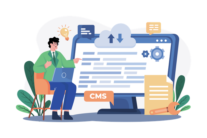 IT Manager Illustration