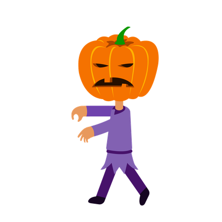 Jack Pumpkin Lantern  Illustration