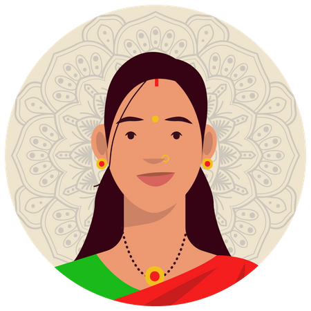 Jain female  Illustration