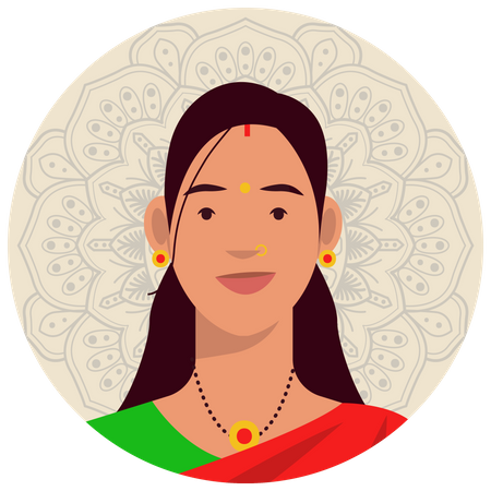 Jain female  Illustration