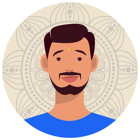 Jain male  Illustration
