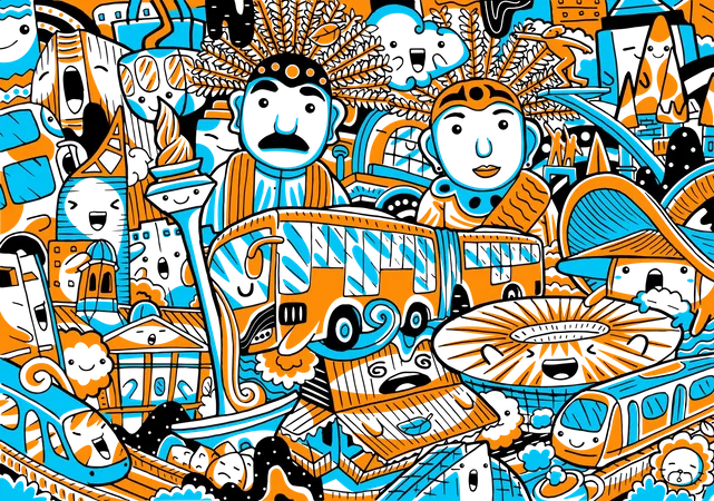 Jakarta  Illustration