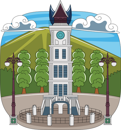 Jam Gadang  Illustration