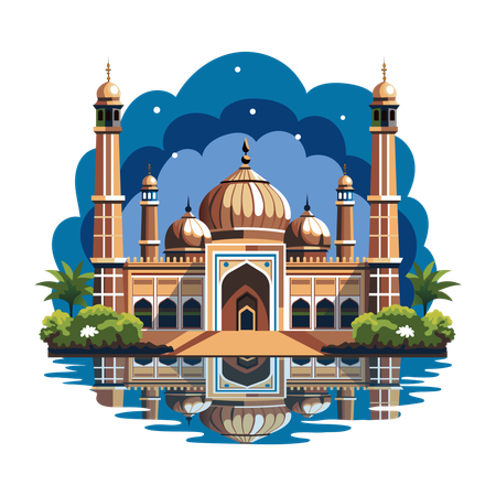 Jama Masjid  Illustration