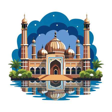 Jama masjid  Illustration