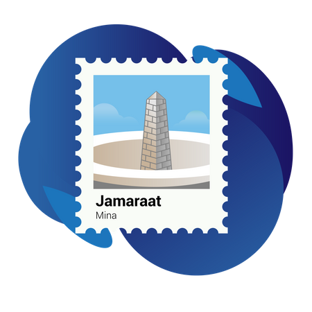 Postal de Jamaraat  Ilustración