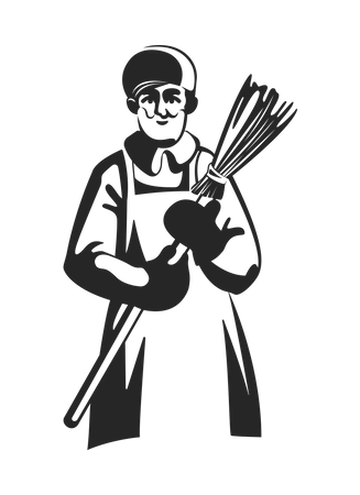 Janitor  Illustration