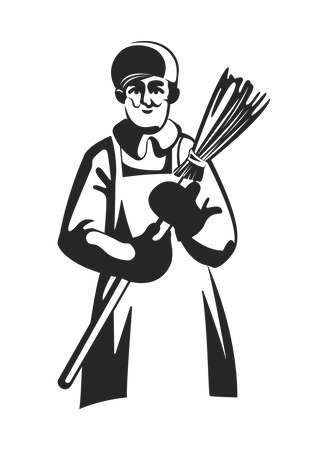 Janitor  Illustration