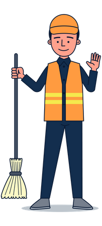 Janitor  Illustration