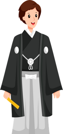 Japanese Groom  일러스트레이션
