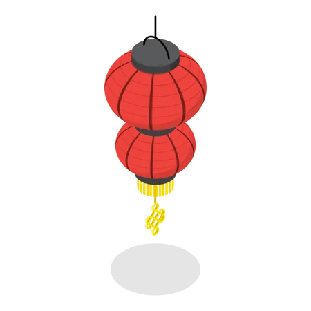 Japanese Or Chinese Lanterns  Illustration