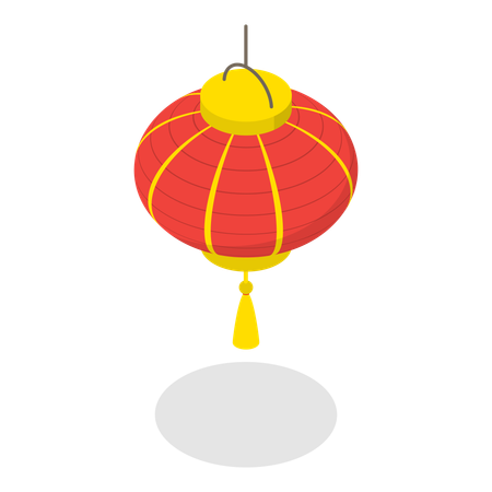 Japanese Or Chinese Lanterns  Illustration