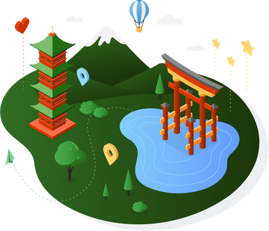 Japon  Illustration