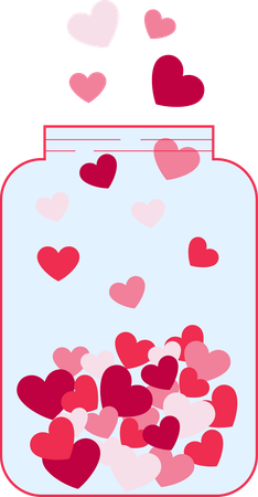 Jar of hearts  Illustration