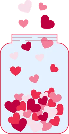 Jar of hearts  Illustration