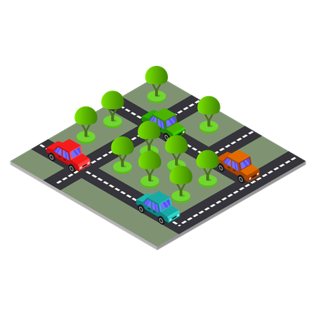 Jardín  Ilustración
