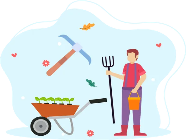 Jardineiro  Ilustração