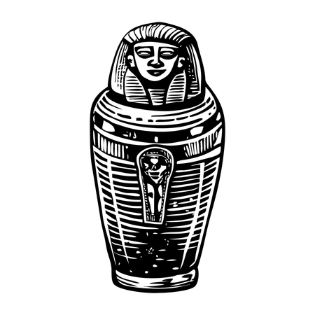 Jarro canópico  Ilustração