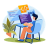 free java developer illustrations